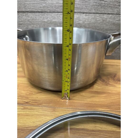 CALPHALON Premier Space Saving 3 Layer Stainless Steel 6 Qt Stockpot - Picture 9 of 9